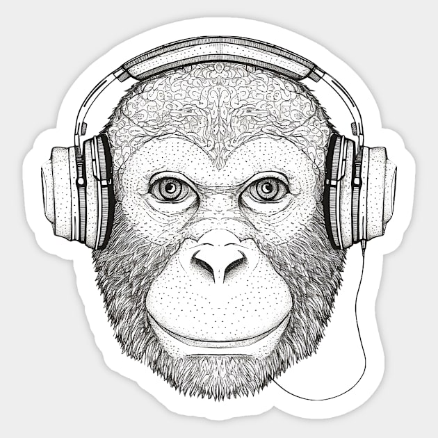 Audio-ape Sticker by stkUA